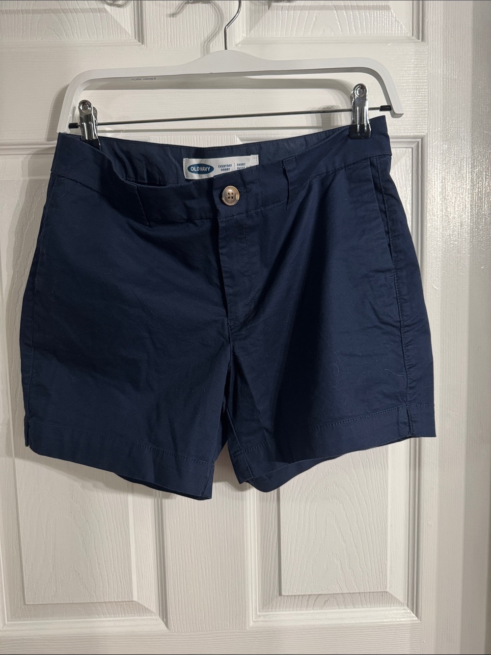 Old Navy Navy Blue Casual Chino Bermuda Shorts